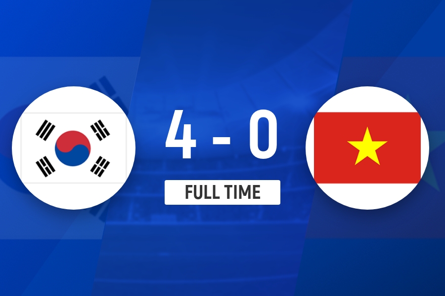 亚运-韩国U23男足4-0越南U23进4强 将战中国U23男足与泰国U23胜者